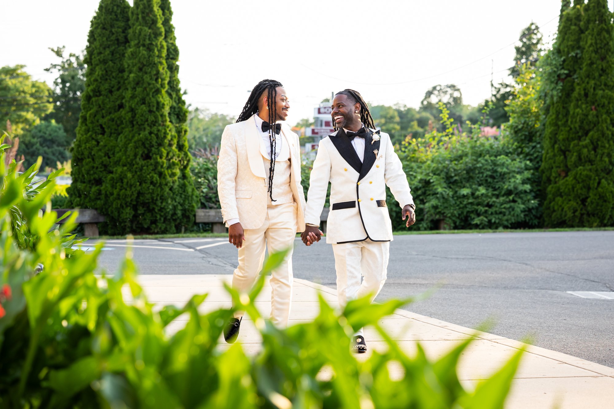 Falls Manor wedding portrait, Bristol, Bucks County